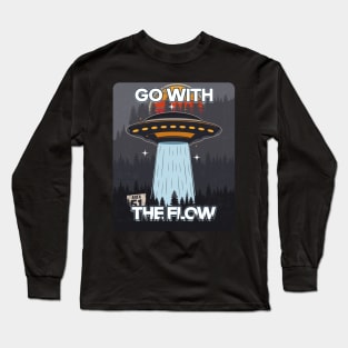 UFO GO WITH THE FLOW Long Sleeve T-Shirt